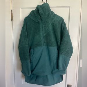 Teal Women’s TNF Sherpa Pullover 🏔️